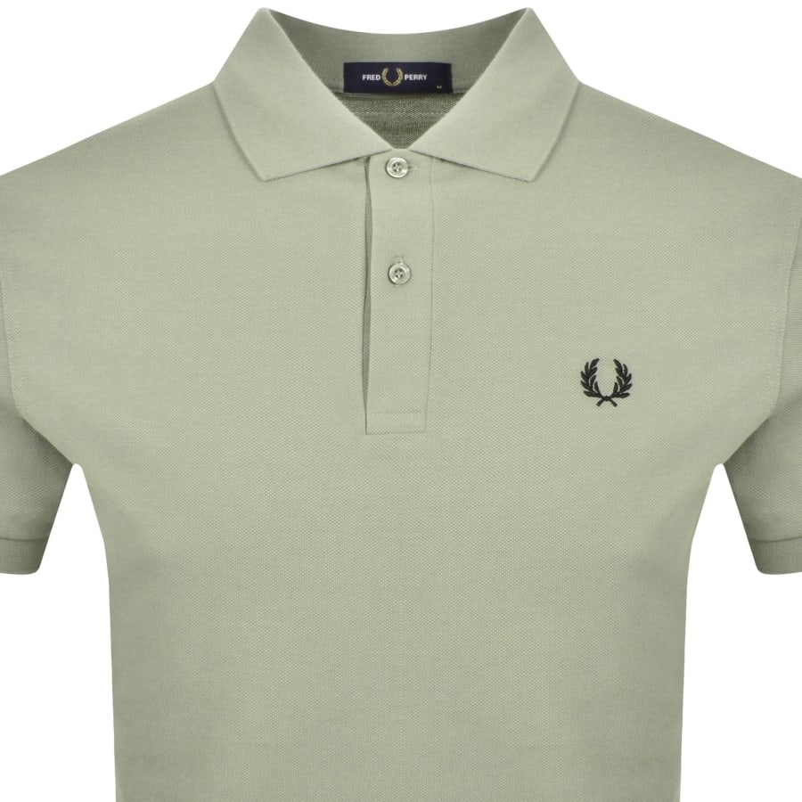 Image number 2 for Fred Perry Polo T Shirt Seagrass Green