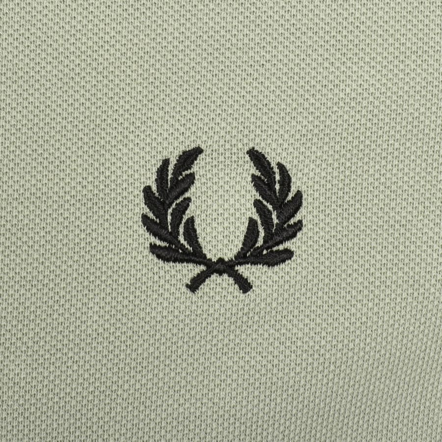 Image number 3 for Fred Perry Polo T Shirt Seagrass Green