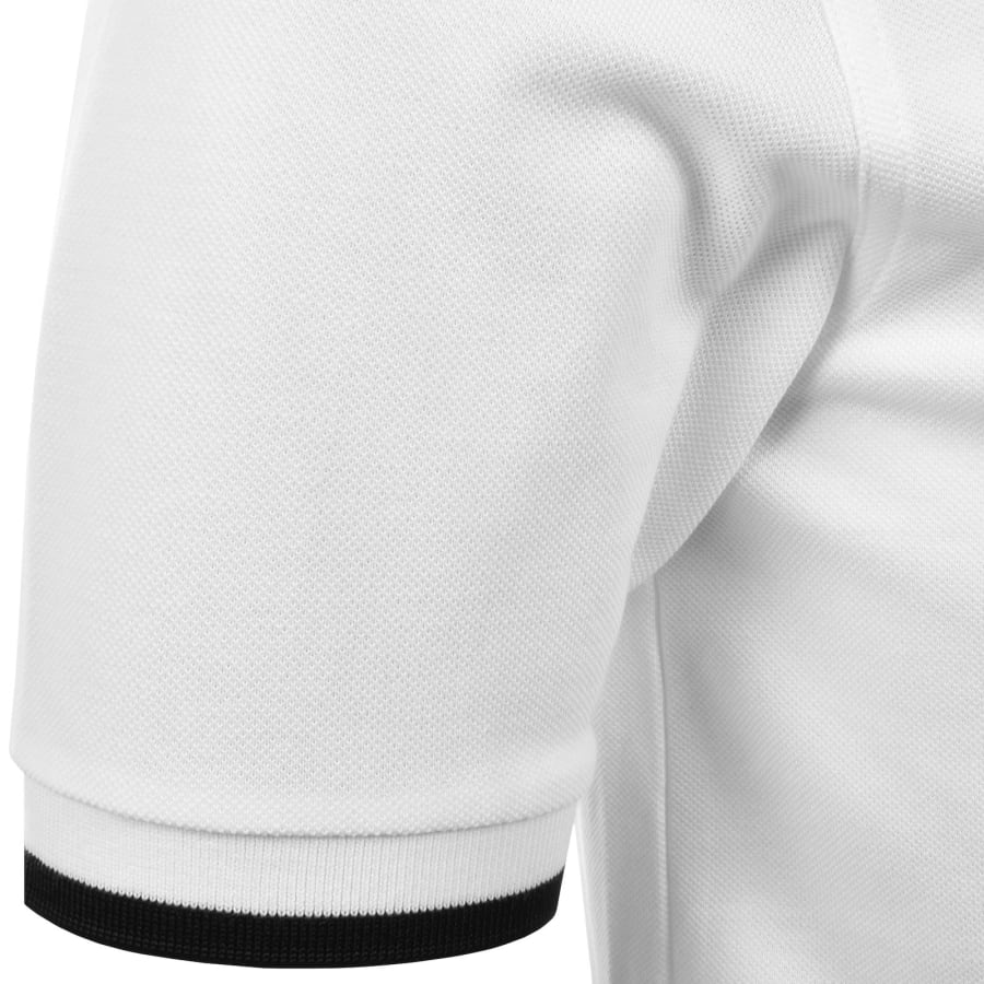 Image number 5 for Fred Perry Tipped Polo T Shirt White