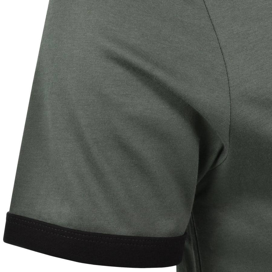 Image number 4 for Fred Perry Ringer T Shirt Field Green