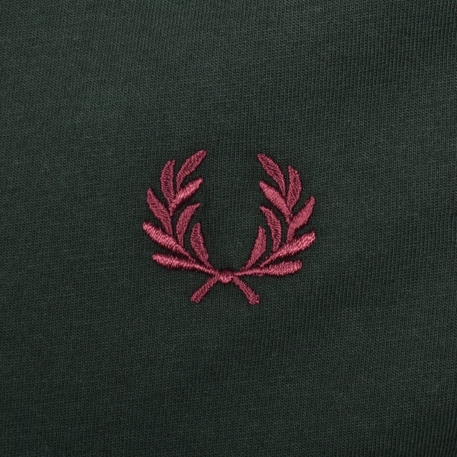 Image number 3 for Fred Perry Twin Tipped T Shirt Green