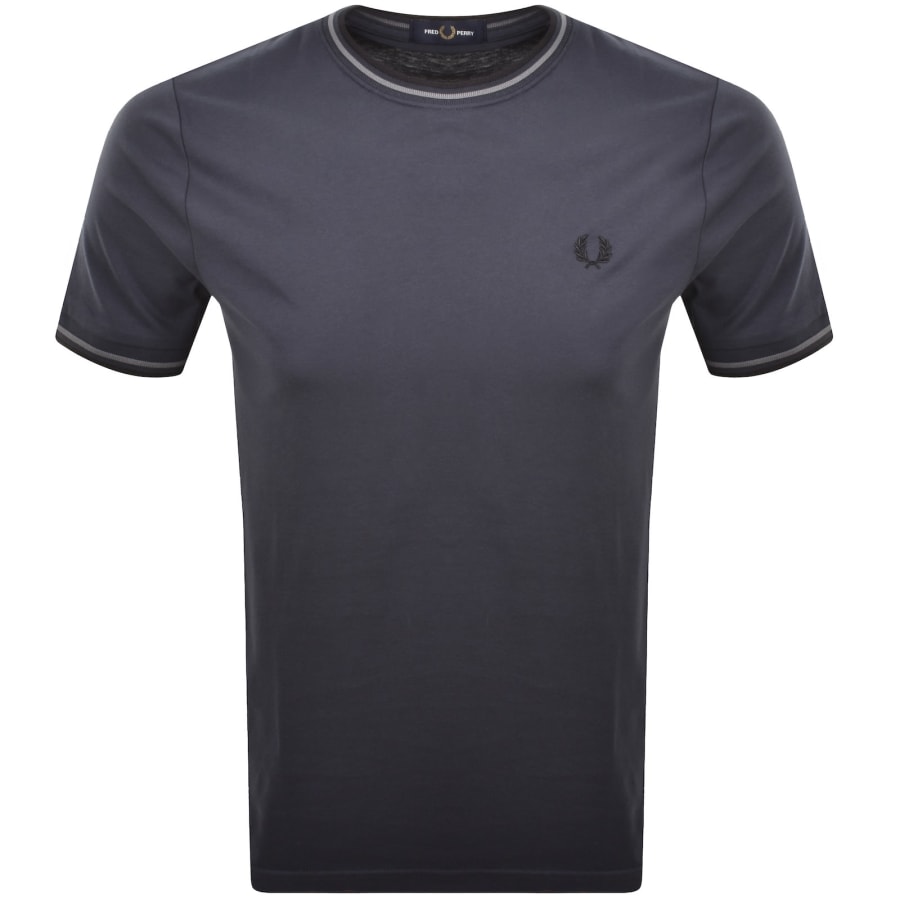 Image number 1 for Fred Perry Twin Tipped T Shirt Navy