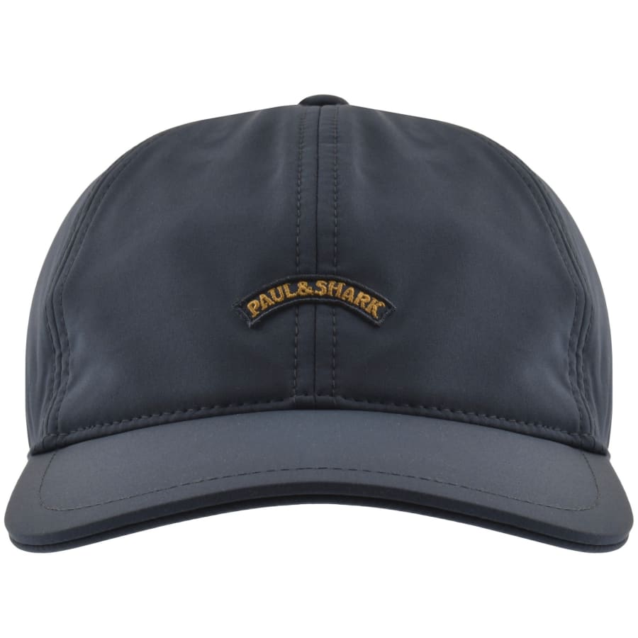 Image number 1 for Paul And Shark Moon Badge Baseball Cap Navy