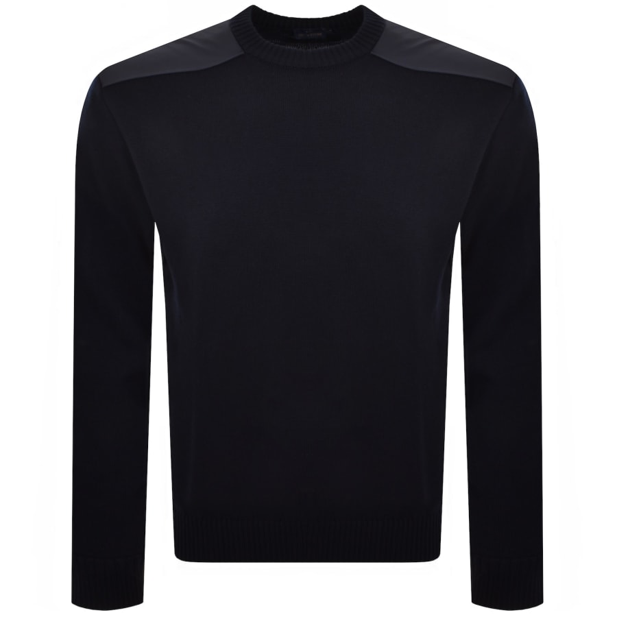 Image number 2 for Paul And Shark Typhoon Knit Jumper Navy