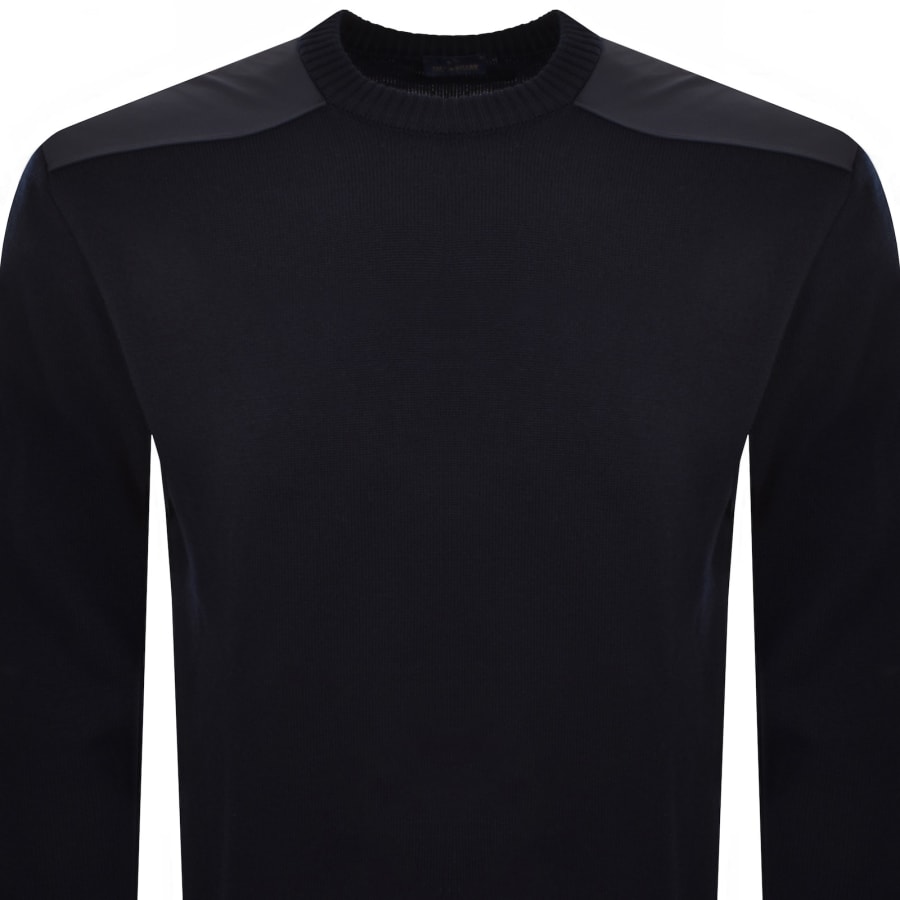 Image number 3 for Paul And Shark Typhoon Knit Jumper Navy