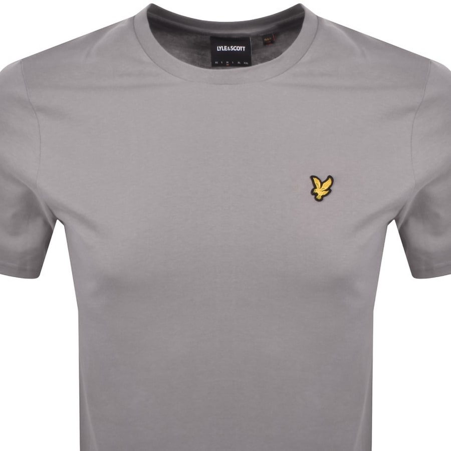 Image number 2 for Lyle And Scott Crew Neck T Shirt Gull Grey