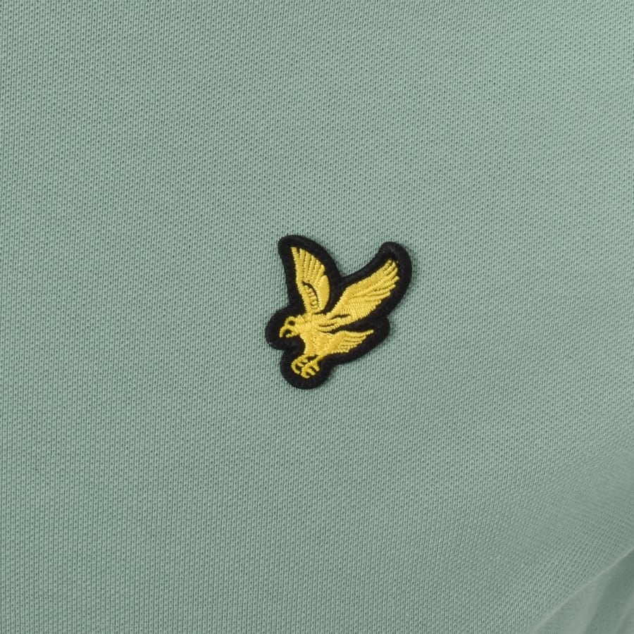 Image number 3 for Lyle And Scott Plain Polo T Shirt Cold Mint