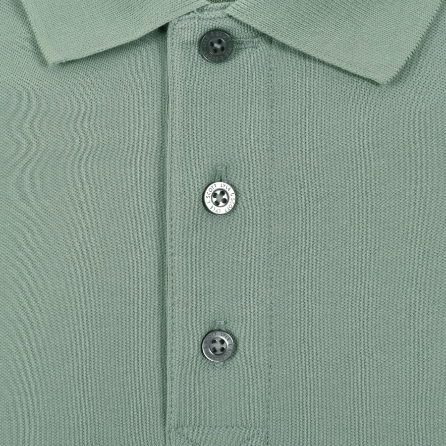 Image number 4 for Lyle And Scott Plain Polo T Shirt Cold Mint