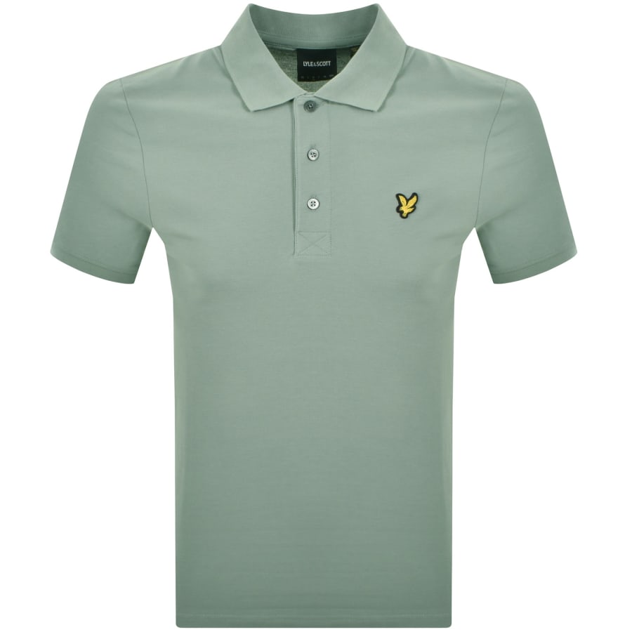 Image number 1 for Lyle And Scott Plain Polo T Shirt Cold Mint
