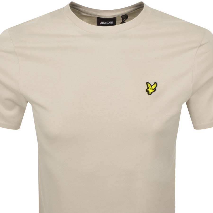 Image number 2 for Lyle And Scott Crew Neck T Shirt Beige
