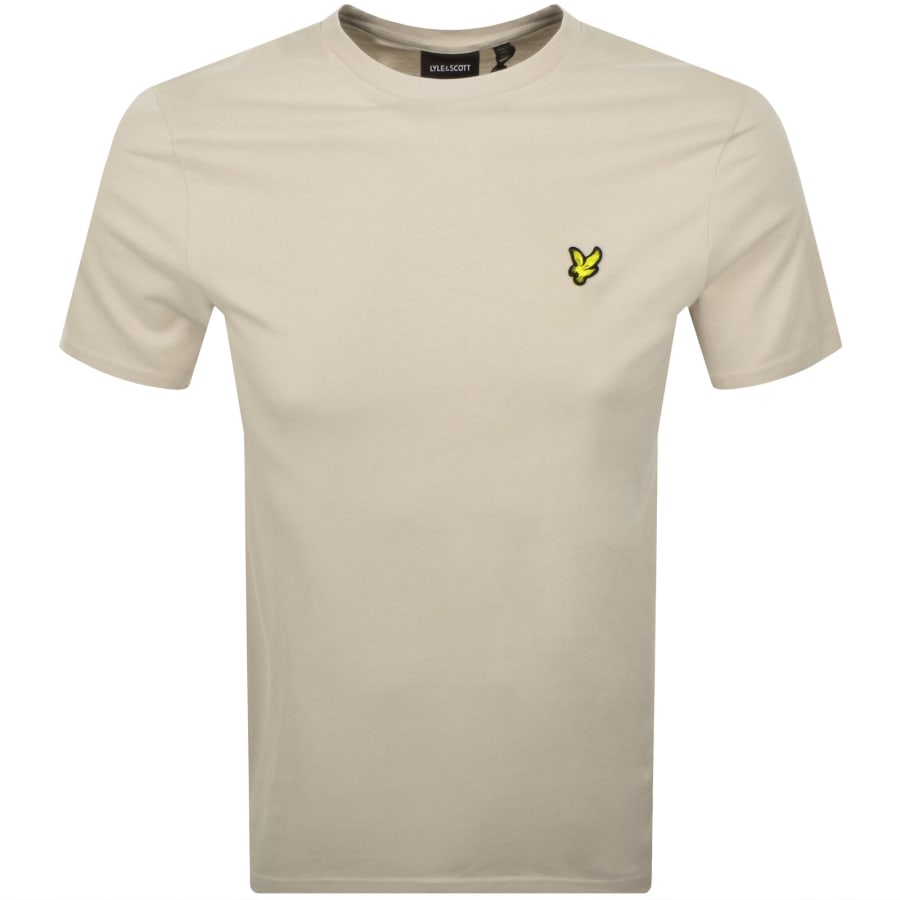 Image number 1 for Lyle And Scott Crew Neck T Shirt Beige