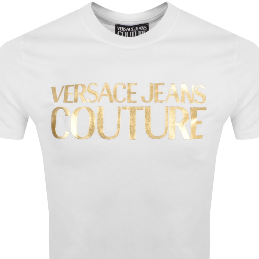 Image number 2 for Versace Jeans Couture Logo T Shirt White