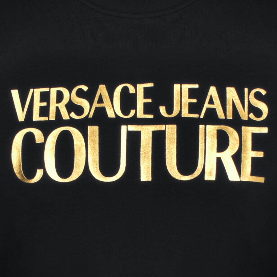 Image number 3 for Versace Jeans Couture Logo T Shirt Black