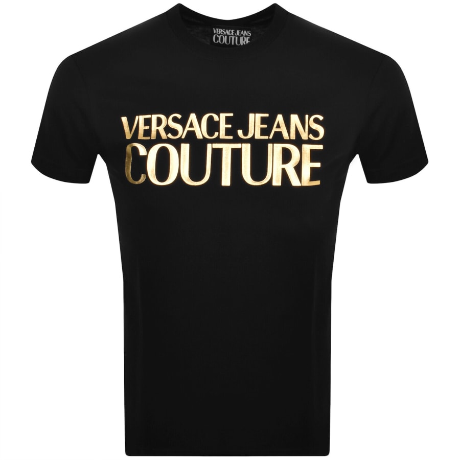 Image number 1 for Versace Jeans Couture Logo T Shirt Black