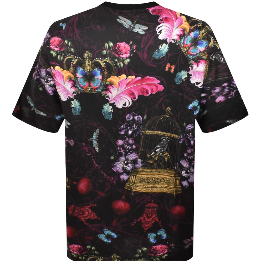 Image number 4 for Versace Jeans Couture Cabinet Mix T Shirt Black