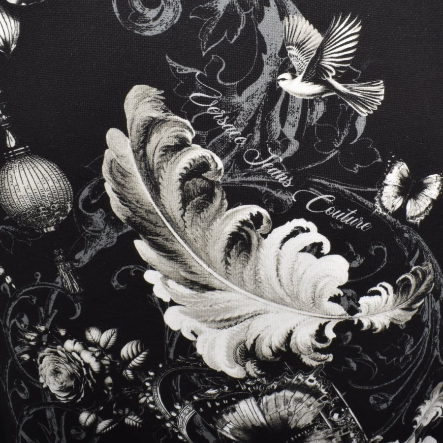Image number 3 for Versace Jeans Couture Print Sweatshirt Black