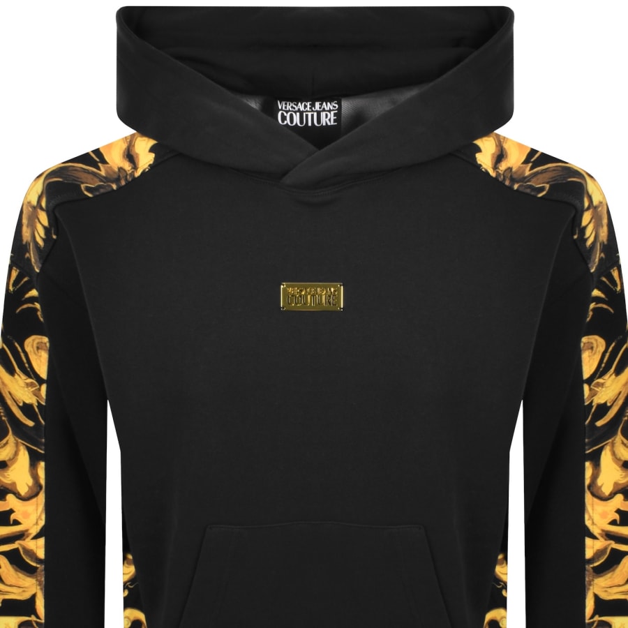 Image number 3 for Versace Jeans Couture Logo Hoodie Black