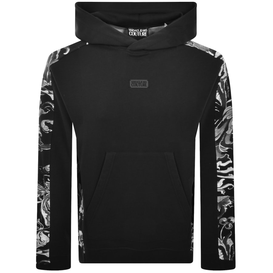 Image number 2 for Versace Jeans Couture Logo Hoodie Black