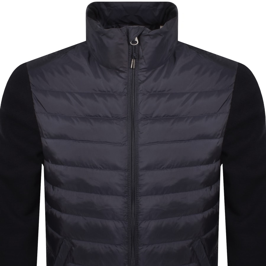 Image number 3 for Gant Mix Media Jacket Navy
