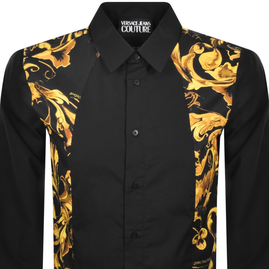 Image number 2 for Versace Jeans Couture Barrocco Shirt Black