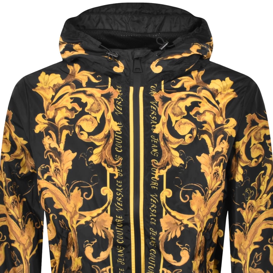 Image number 2 for Versace Jeans Couture Barocco Jacket Black