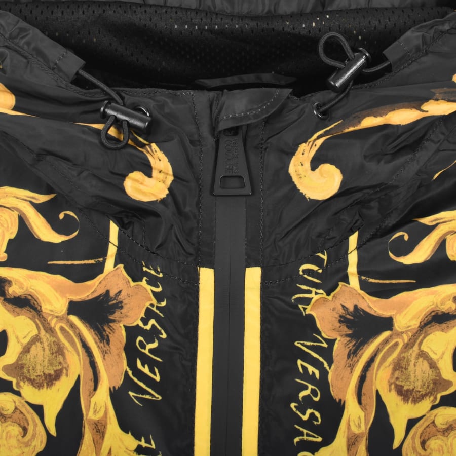 Image number 3 for Versace Jeans Couture Barocco Jacket Black