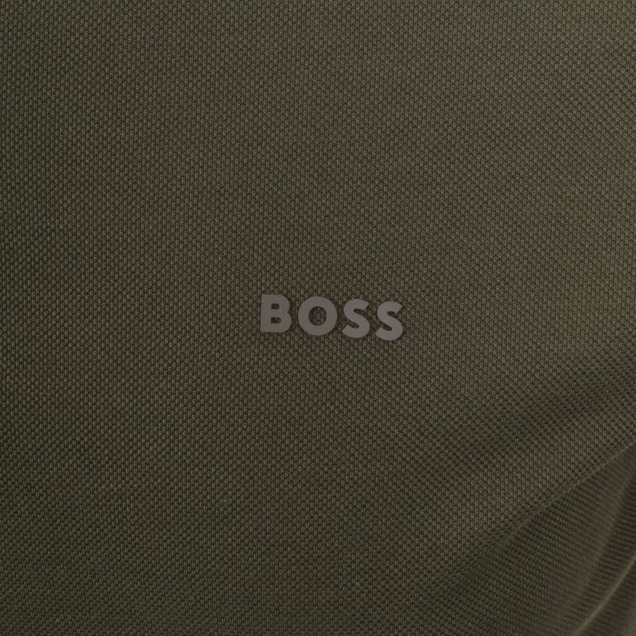 Image number 3 for BOSS Parlay 147 Mercerised Polo Green