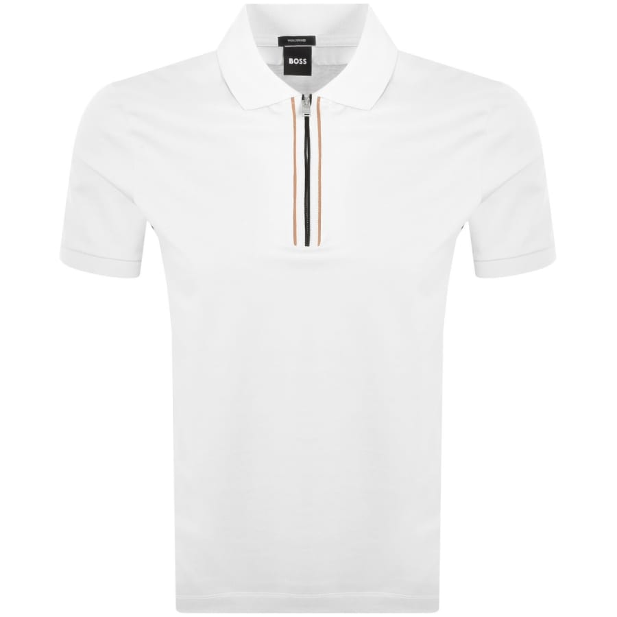 Image number 1 for BOSS H Paras 65 Polo T Shirt White
