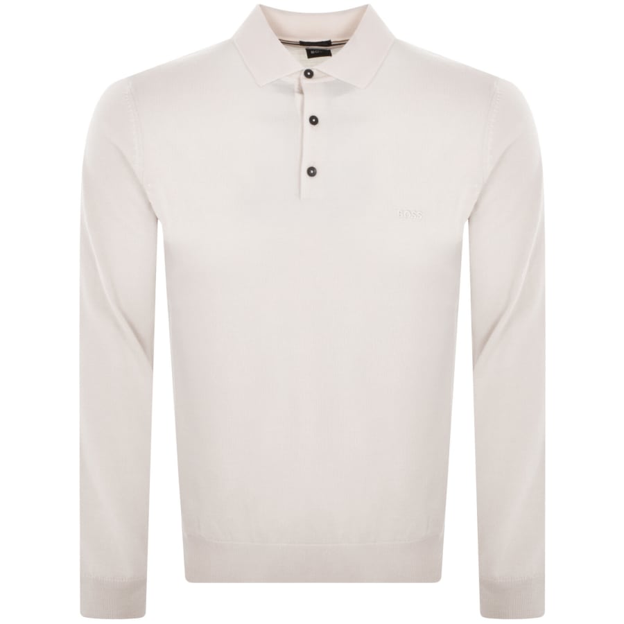 Image number 1 for BOSS Bono Knit Jumper White