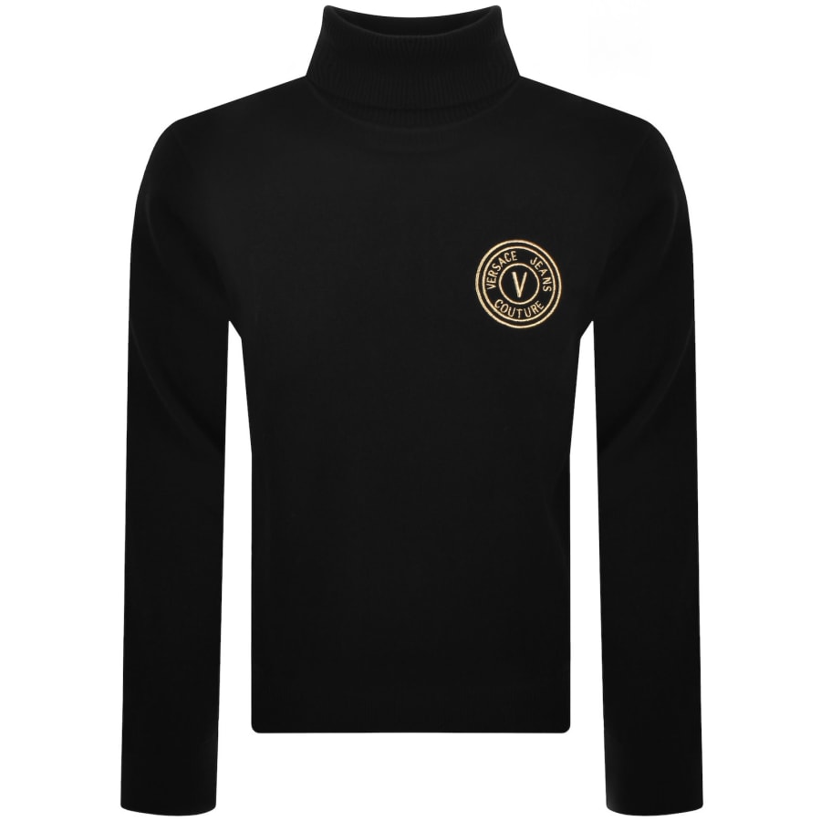 Image number 1 for Versace Jeans Couture Logo Jumper Black