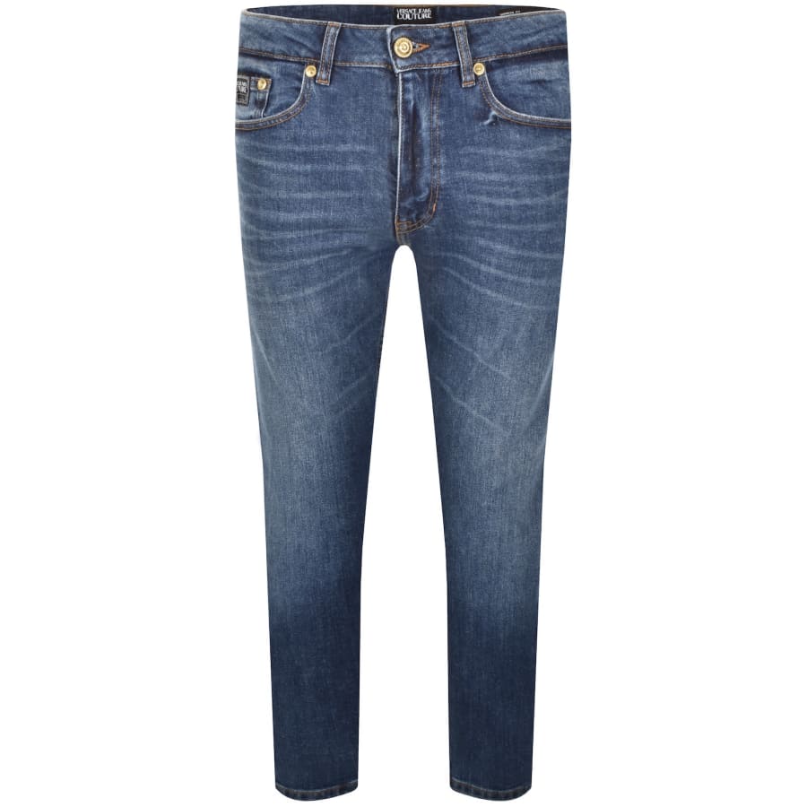 Image number 2 for Versace Jeans Couture Dundee Narrow Jeans Blue