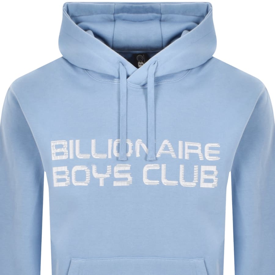Image number 2 for Billionaire Boys Club Digi Logo Hoodie Blue