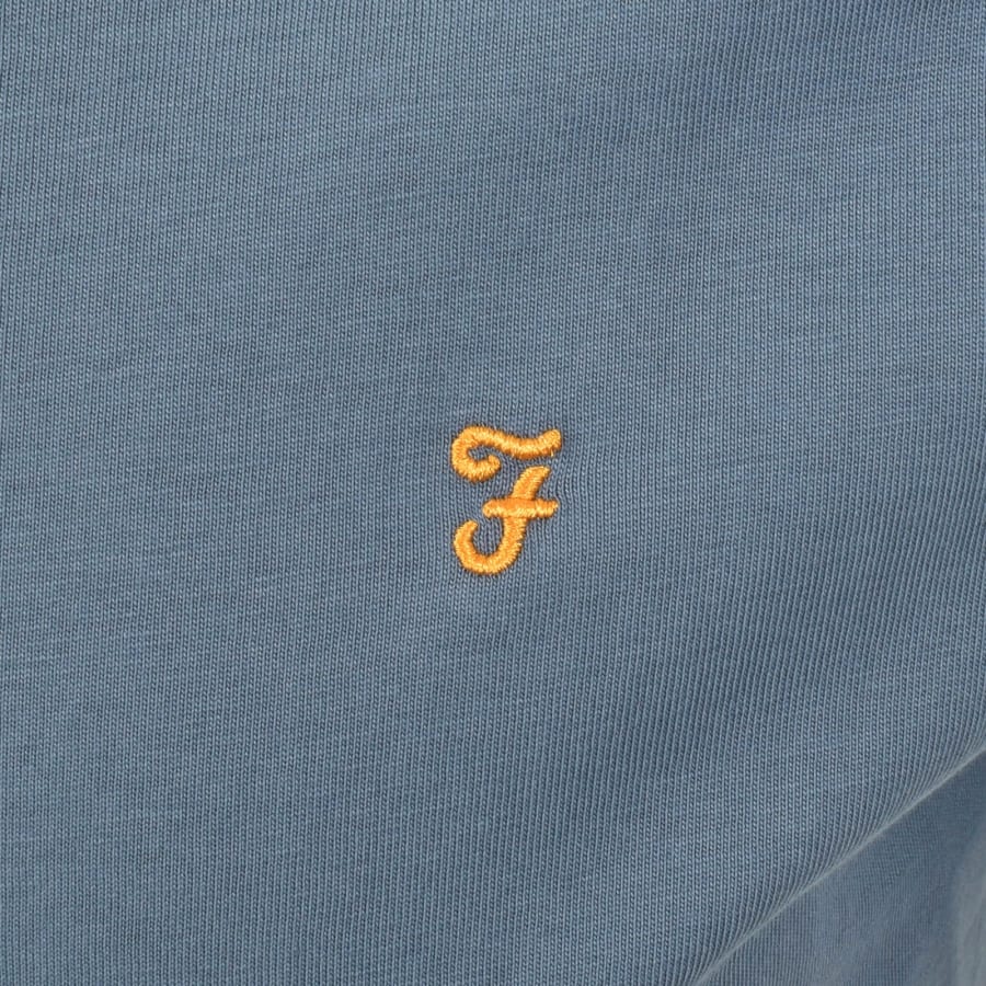 Image number 3 for Farah Vintage Danny T Shirt Blue