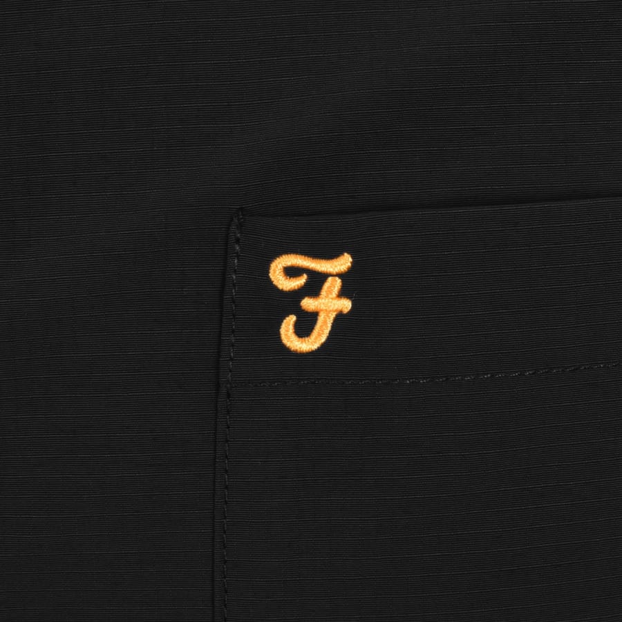Image number 4 for Farah Fintoni Long Sleeve Overshirt Black