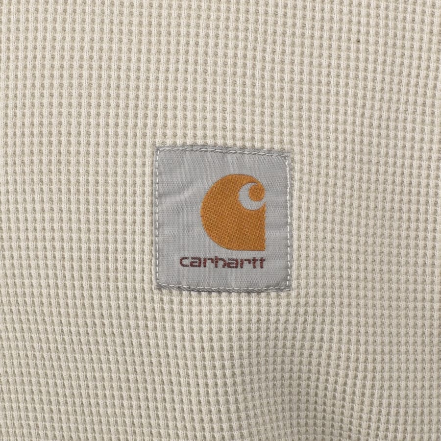 Image number 3 for Carhartt WIP Vista Waffle T Shirt Beige