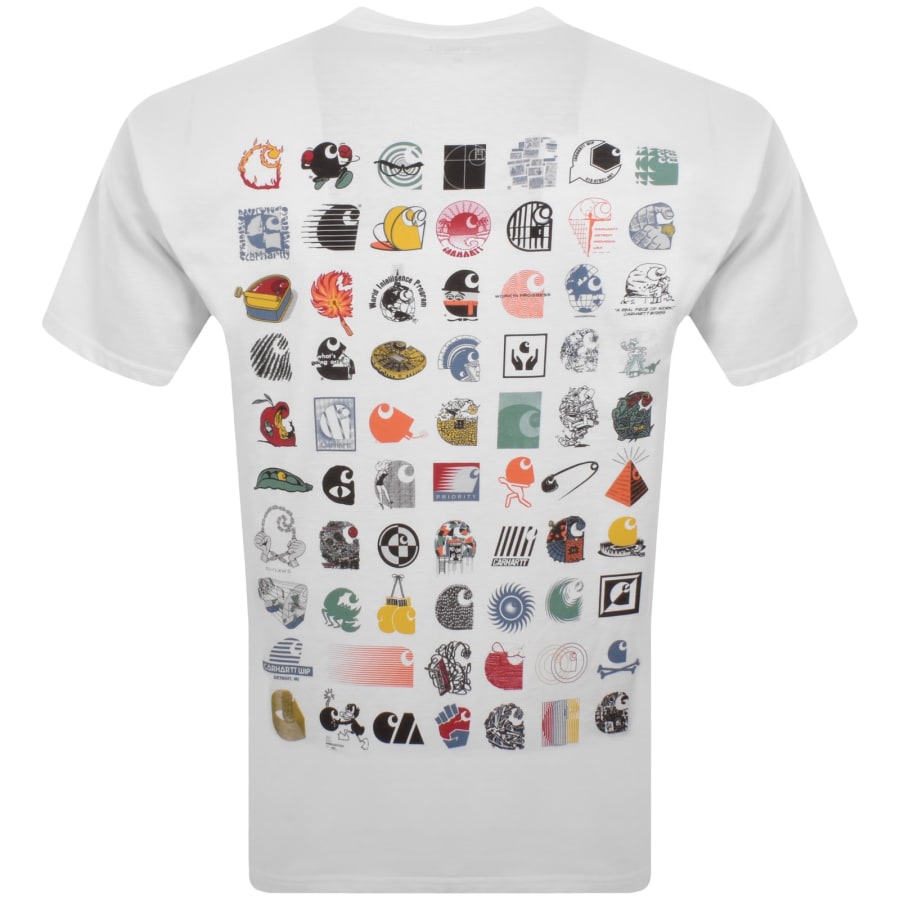 Image number 5 for Carhartt WIP Logo Archive T Shirt White