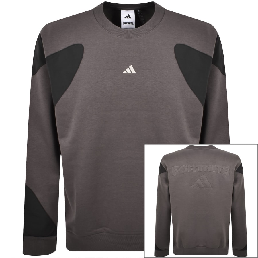 Image number 1 for adidas Sportswear X Fortnite Sweatshirt Brown