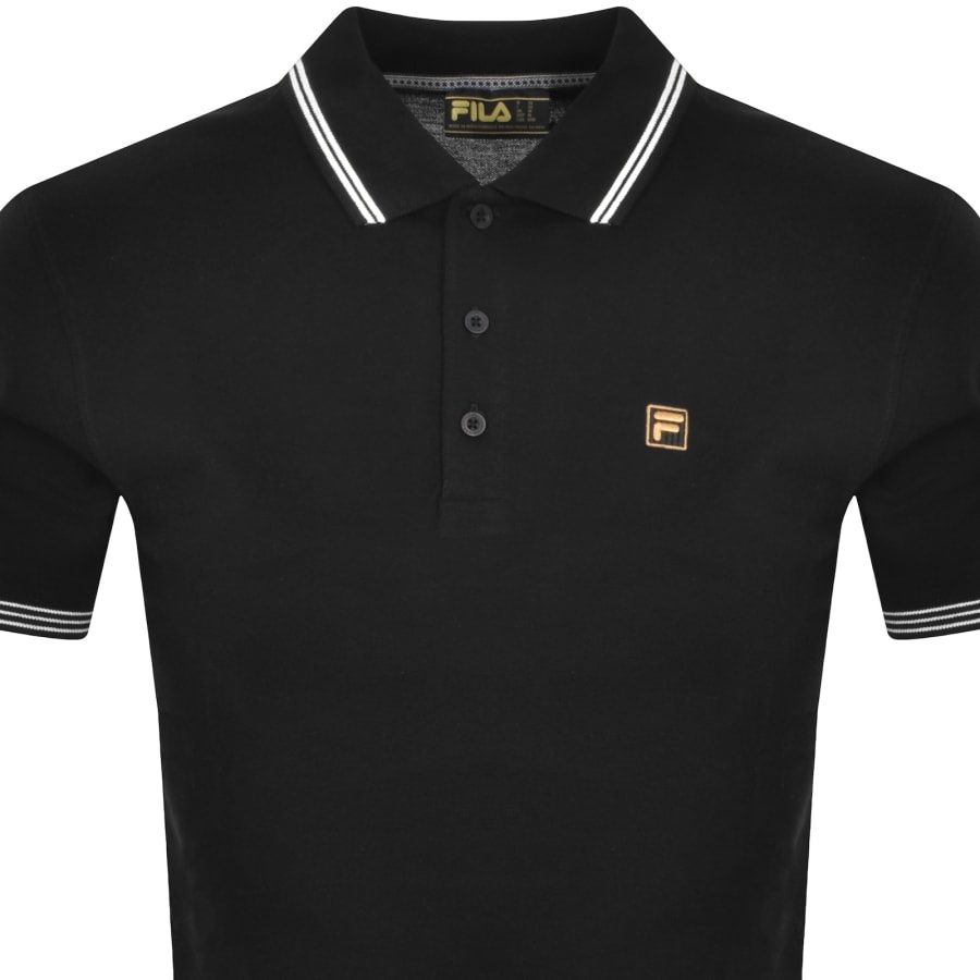 Image number 2 for Fila Soren 2 Tipped Polo Black