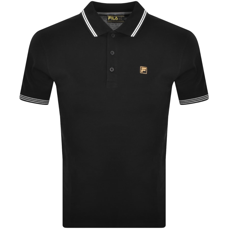 Image number 1 for Fila Soren 2 Tipped Polo Black