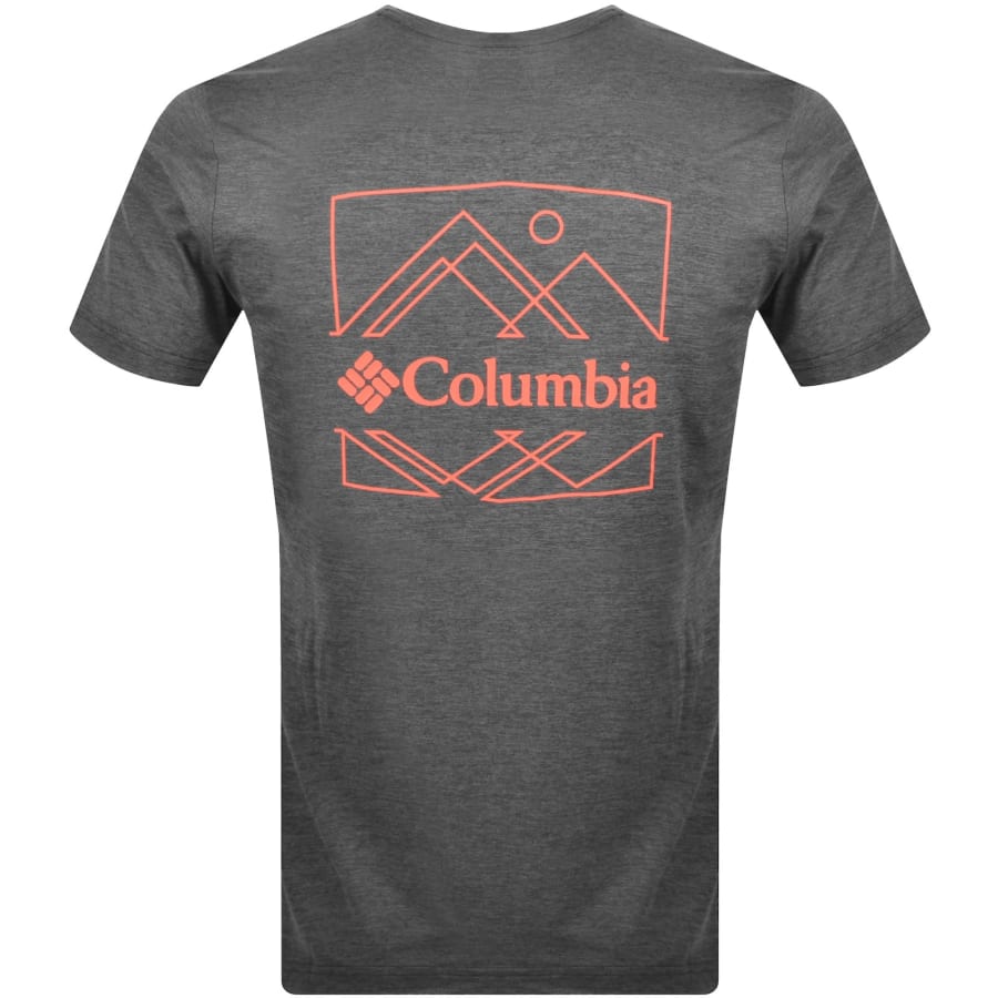 Image number 5 for Columbia Kwick Hike T Shirt Grey