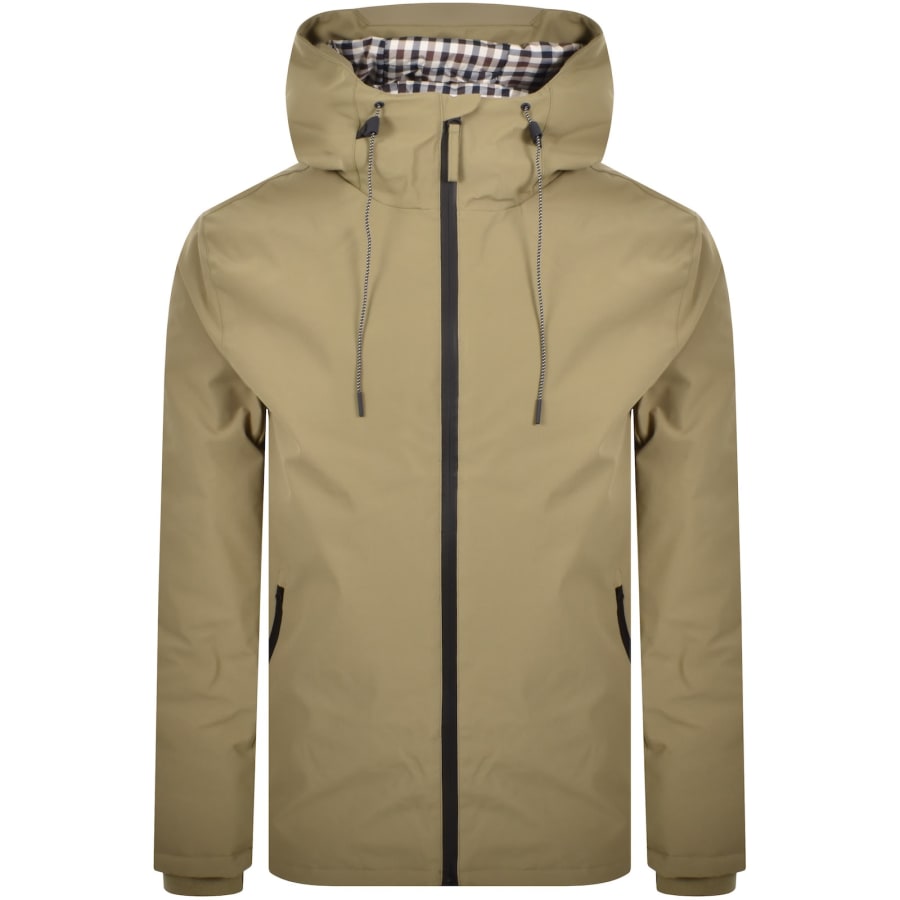 Image number 2 for Aquascutum Active Mid Parka Jacket Khaki