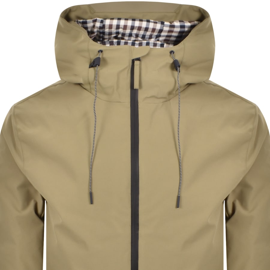 Image number 3 for Aquascutum Active Mid Parka Jacket Khaki