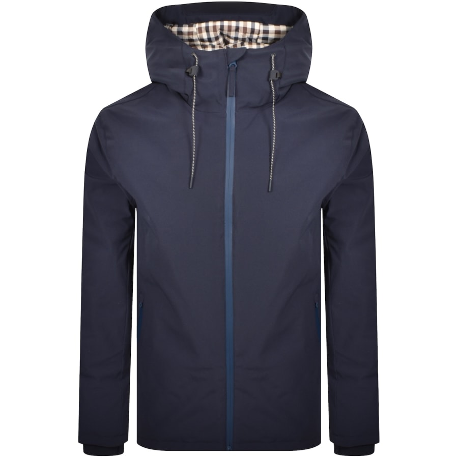 Image number 2 for Aquascutum Active Mid Parka Jacket Navy