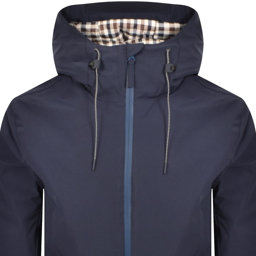 Image number 3 for Aquascutum Active Mid Parka Jacket Navy