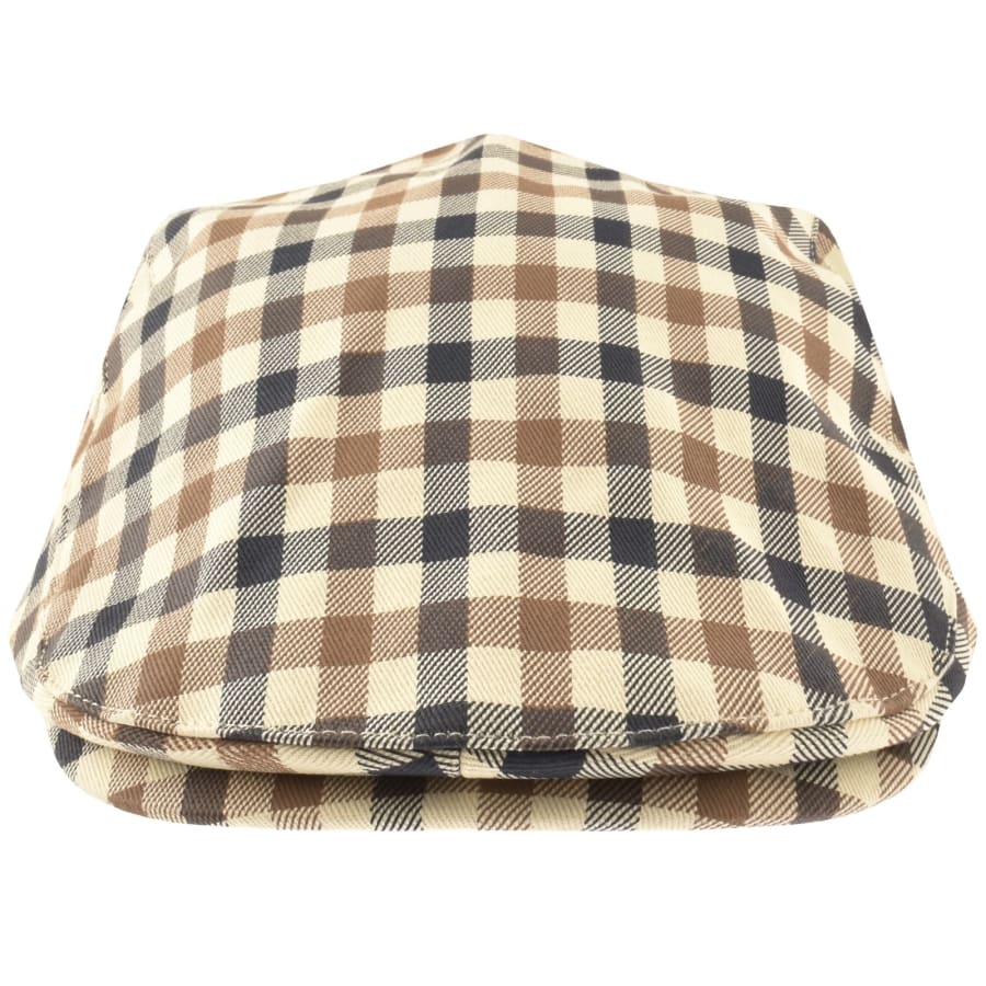 Image number 2 for Aquascutum Check Flat Cap