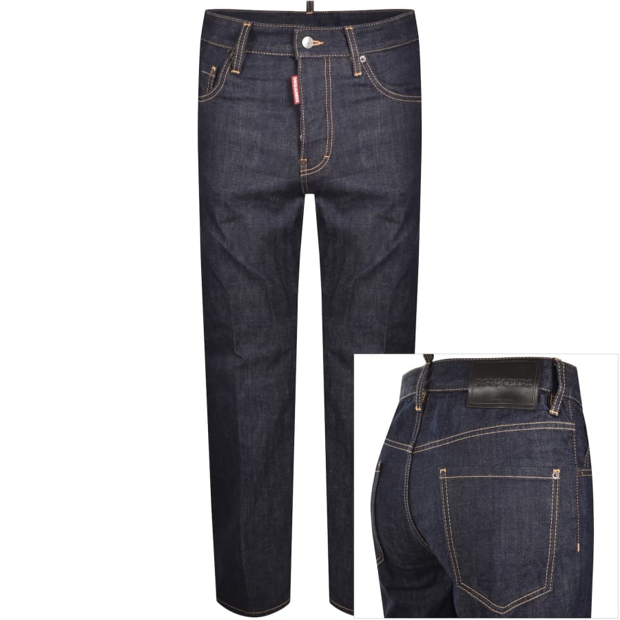 Image number 1 for DSQUARED2 642 Jeans Dark Blue
