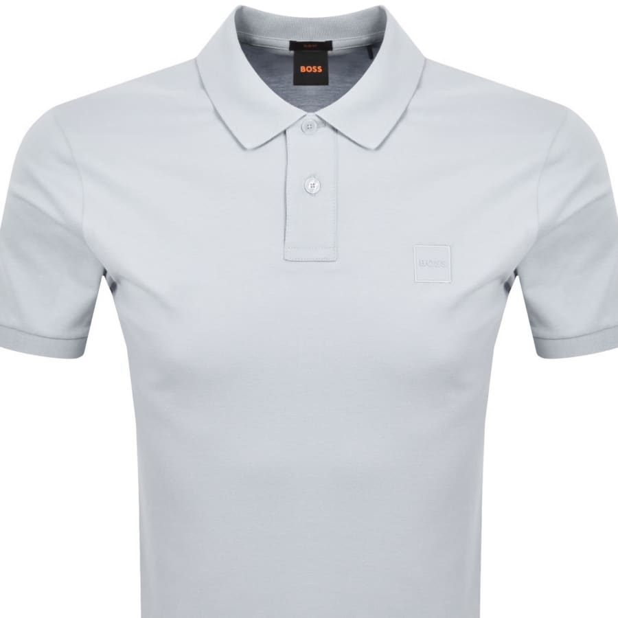 Image number 2 for BOSS Passenger Polo T Shirt Light Grey
