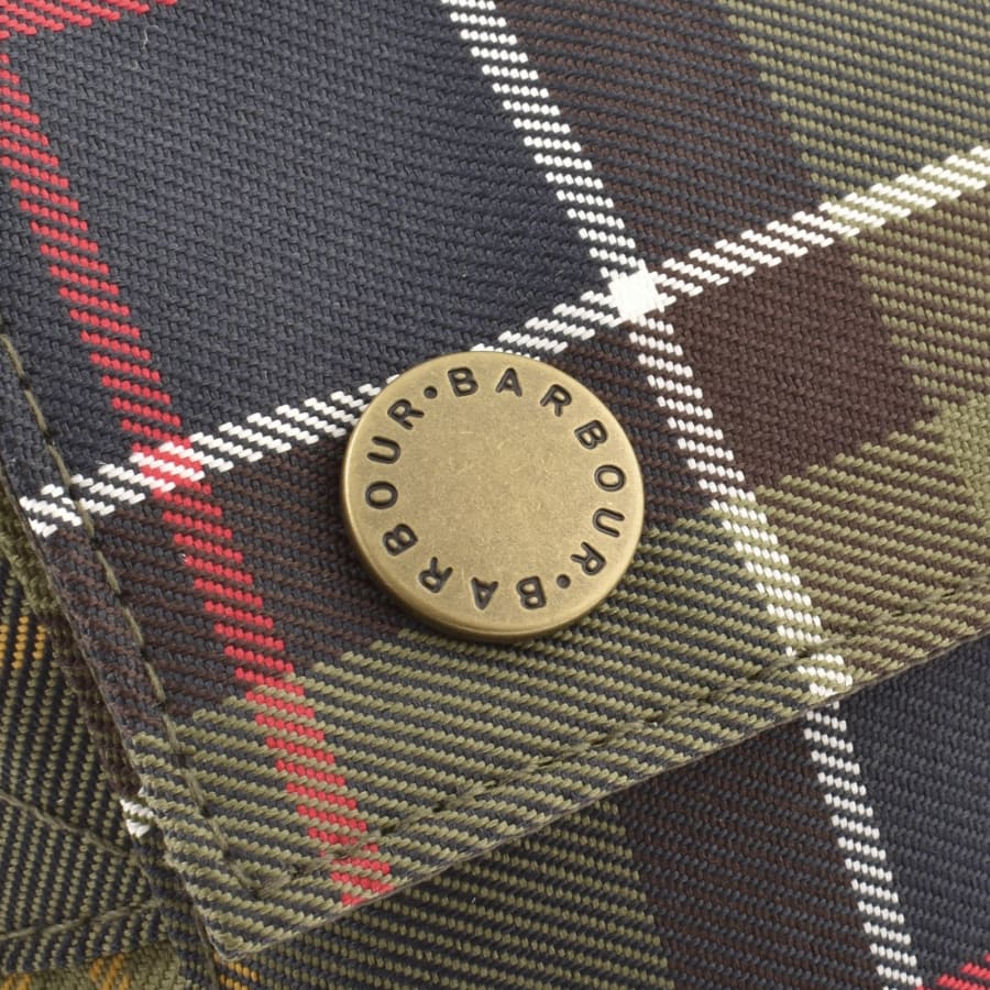 Image number 4 for Barbour Torridon Tartan Flight Bag Green