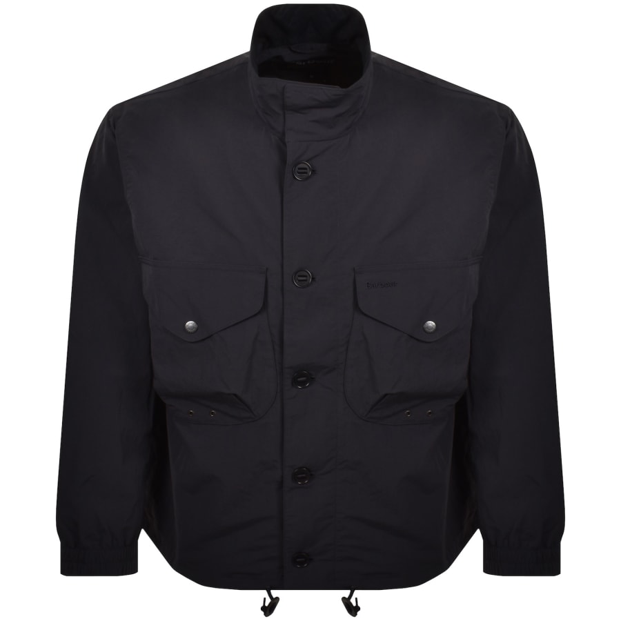 Image number 1 for Barbour Jig Showerproof Jacket Navy