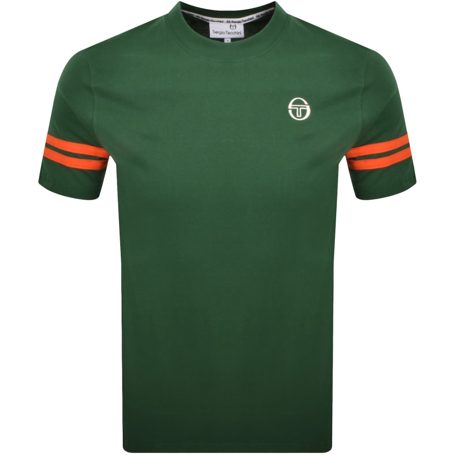 Image number 1 for Sergio Tacchini Grello T Shirt Green
